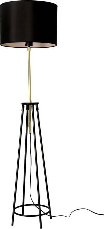 Černá stojací lampa (výška 154 cm) Tegola – Candellux Lighting Candellux Lighting