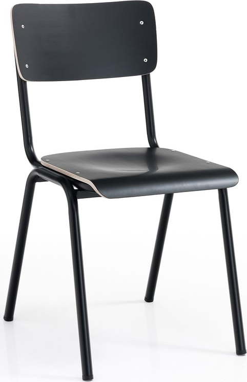 Černé jídelní židle v sadě 2 ks Old School - Tomasucci Tomasucci