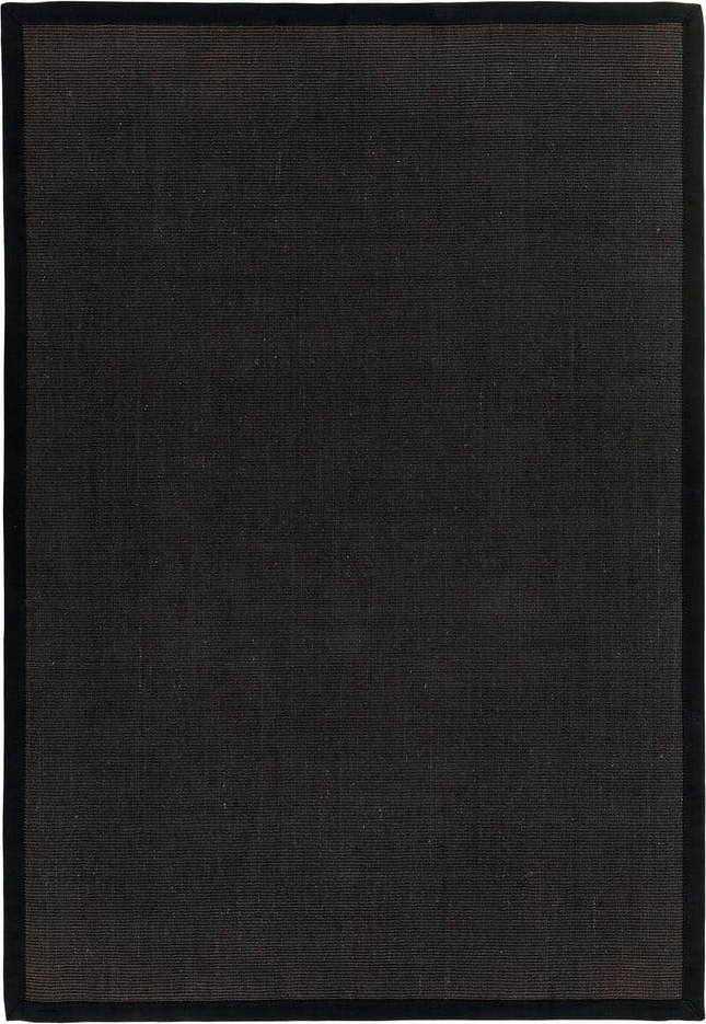 Černý koberec 230x160 cm Sisal - Asiatic Carpets Asiatic Carpets