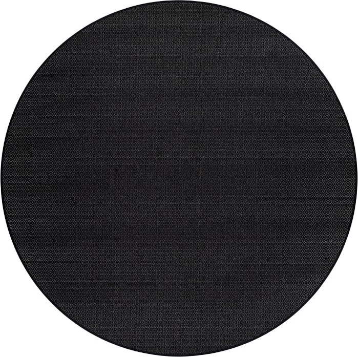 Černý kulatý koberec 160x160 cm Bello™ - Narma Narma