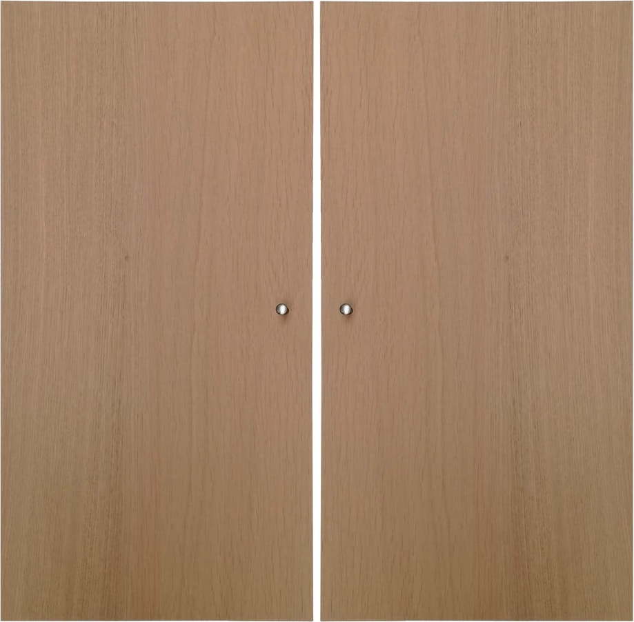 Dvířka v dekoru dubu pro modulární policový systém 2 ks 32x66 cm Mistral Kubus - Hammel Furniture Hammel Furniture
