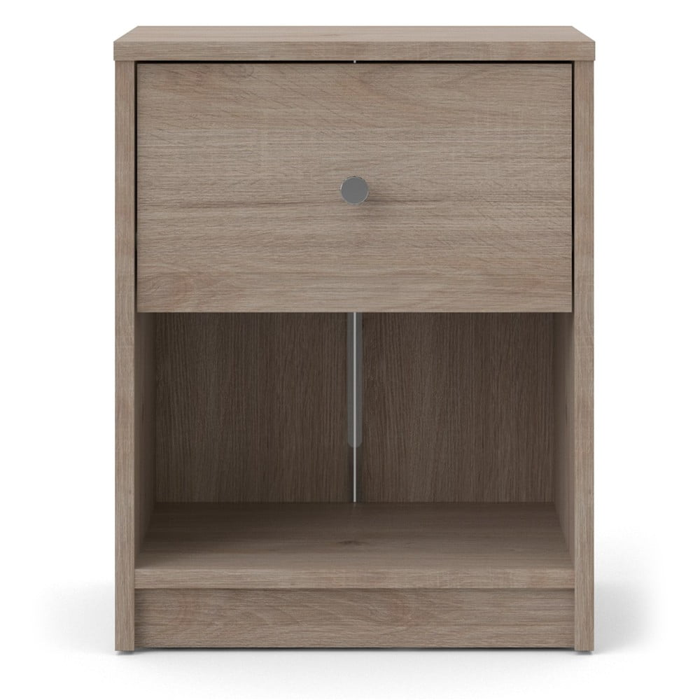 Noční stolek v dekoru dubu s poličkami May - Tvilum Tvilum