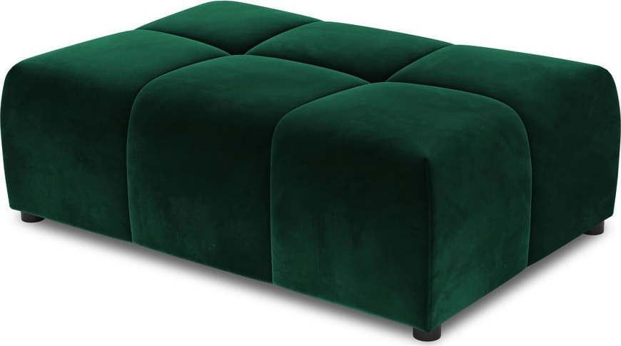 Zelený sametový modul pohovky Rome Velvet - Cosmopolitan Design Cosmopolitan design