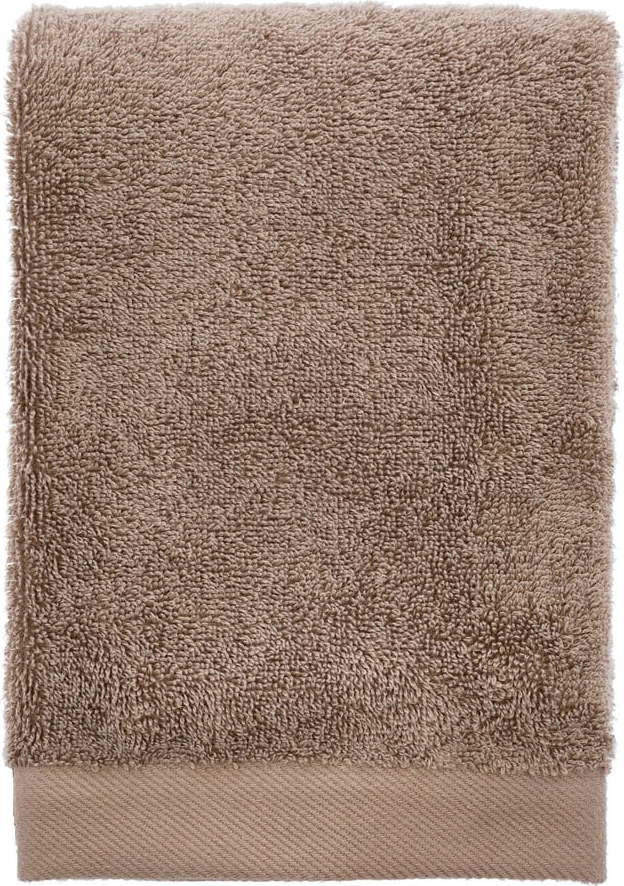 Hnědý ručník z bio bavlny 50x100 cm Comfort Organic – Södahl Södahl