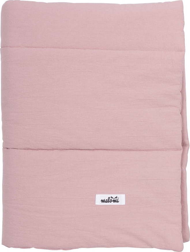 Růžová bavlněná dětská deka 80x100 cm – Malomi Kids Malomi Kids