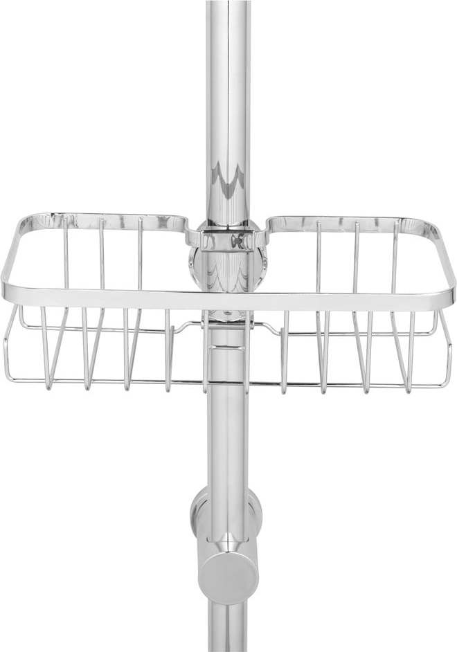 Samodržící koupelnová polička z nerezové oceli ve stříbrné barvě Floresta – Wenko WENKO