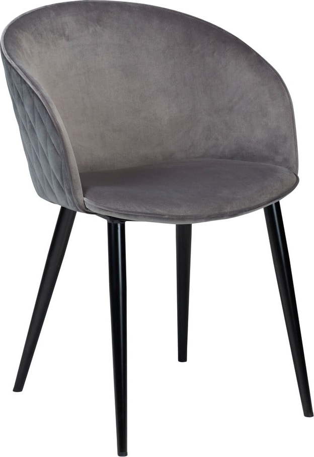 Šedá sametová jídelní židle Dual – DAN-FORM Denmark ​​​​​DAN-FORM Denmark