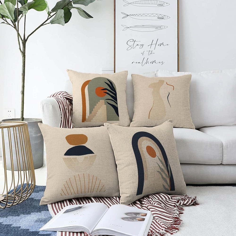 Textilní povlaky na polštáře v sadě 4 ks 43x43 cm – Mila Home Mila Home