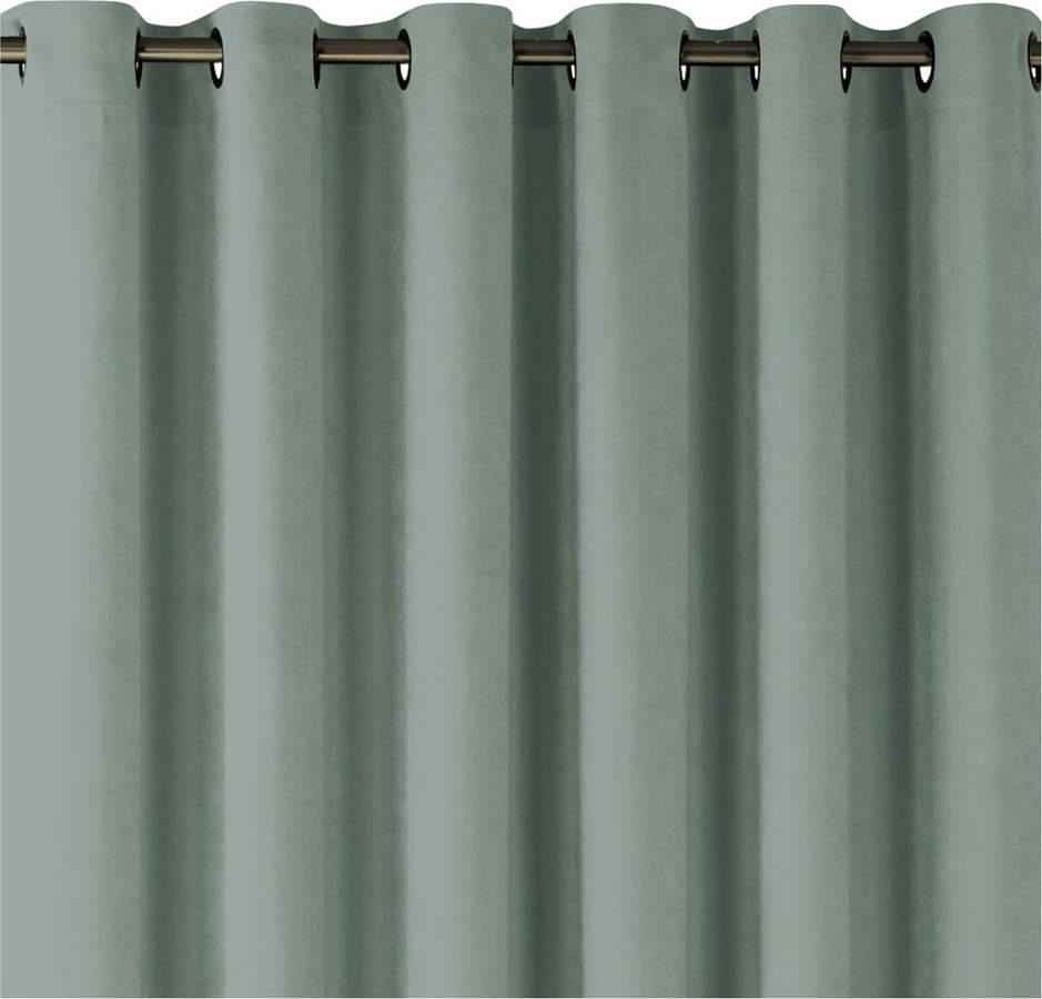 Závěs v mentolové barvě 140x175 cm Milana – Homede HOMEDE