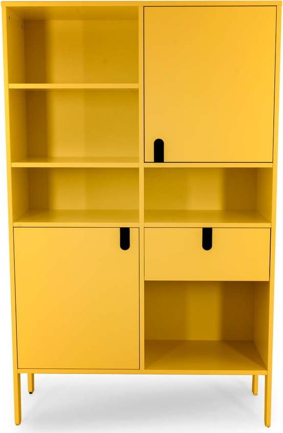 Žlutá knihovna 109x176 cm Uno - Tenzo Tenzo