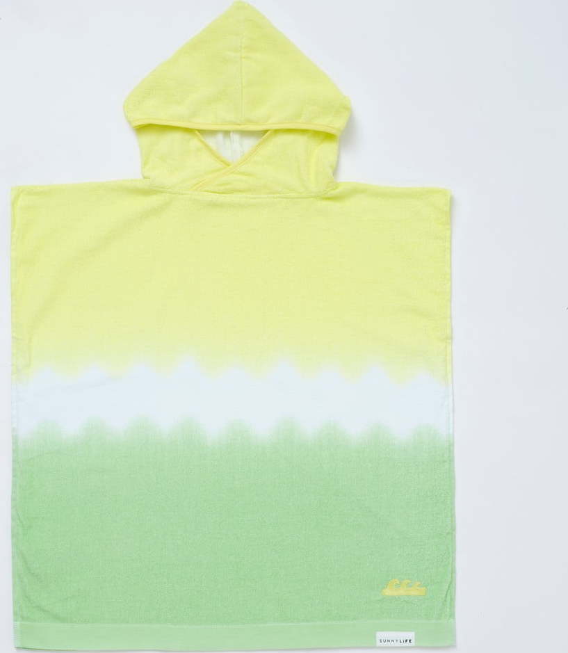Žluto-zelená bavlněná dětská osuška 70x70 cm Terry – Sunnylife Sunnylife