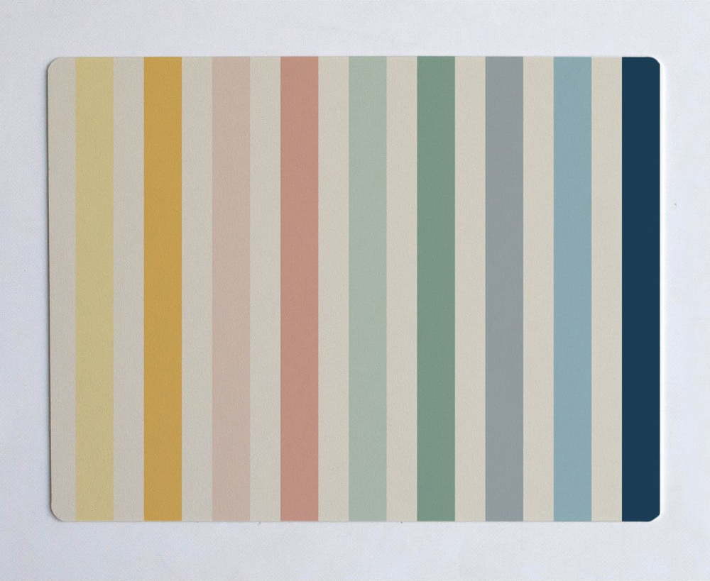 Barevná podložka na stůl The Wild Hug Stripes