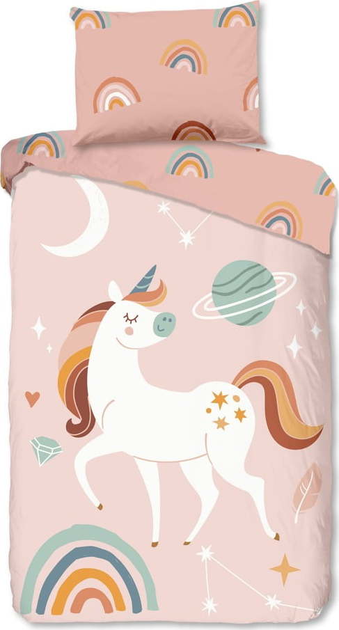 Flanelové dětské povlečení na jednolůžko 140x200 cm – Good Morning GOOD MORNING