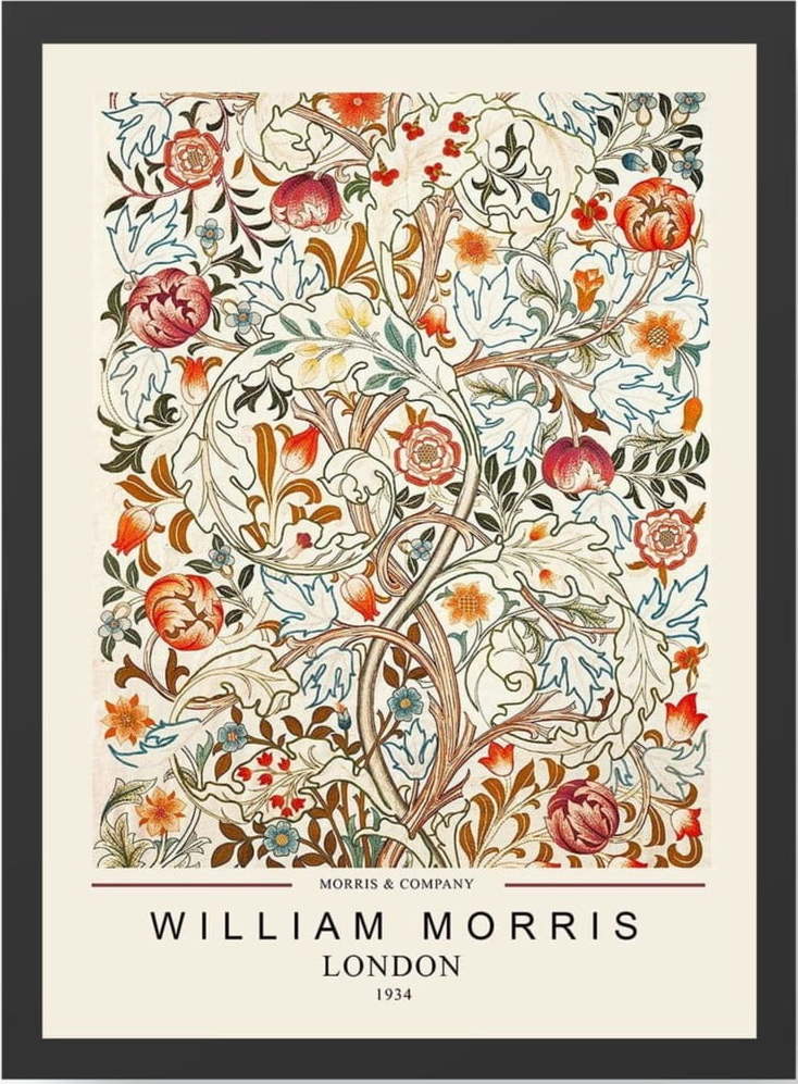 Plakát 35x45 cm William Morris – Wallity Wallity