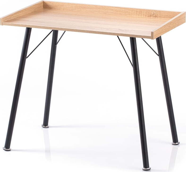 Pracovní stůl s deskou v dubovém dekoru 50x90 cm Fey – Homede HOMEDE