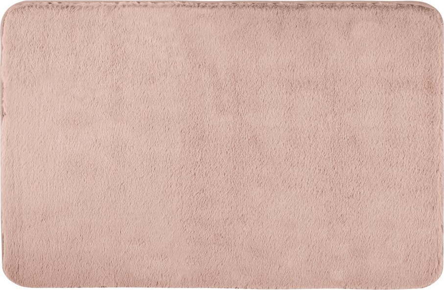 Růžová textilní koupelnová předložka 50x80 cm Saravan – Wenko WENKO