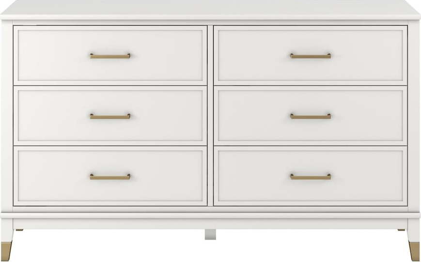 Bílá komoda CosmoLiving by Cosmopolitan Westerleigh