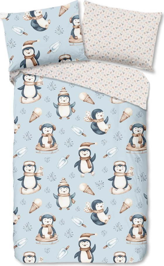 Flanelové dětské povlečení na jednolůžko 140x200 cm – Good Morning GOOD MORNING