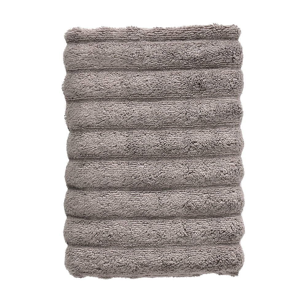 Hnědý bavlněný ručník 50x100 cm Inu – Zone Zone