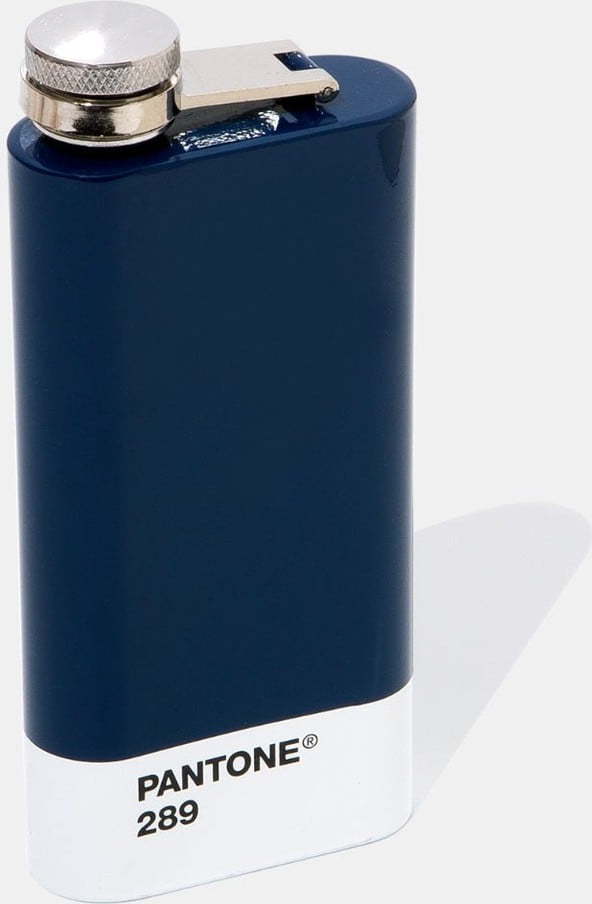 Modrá nerezová placatka 150 ml – Pantone Pantone