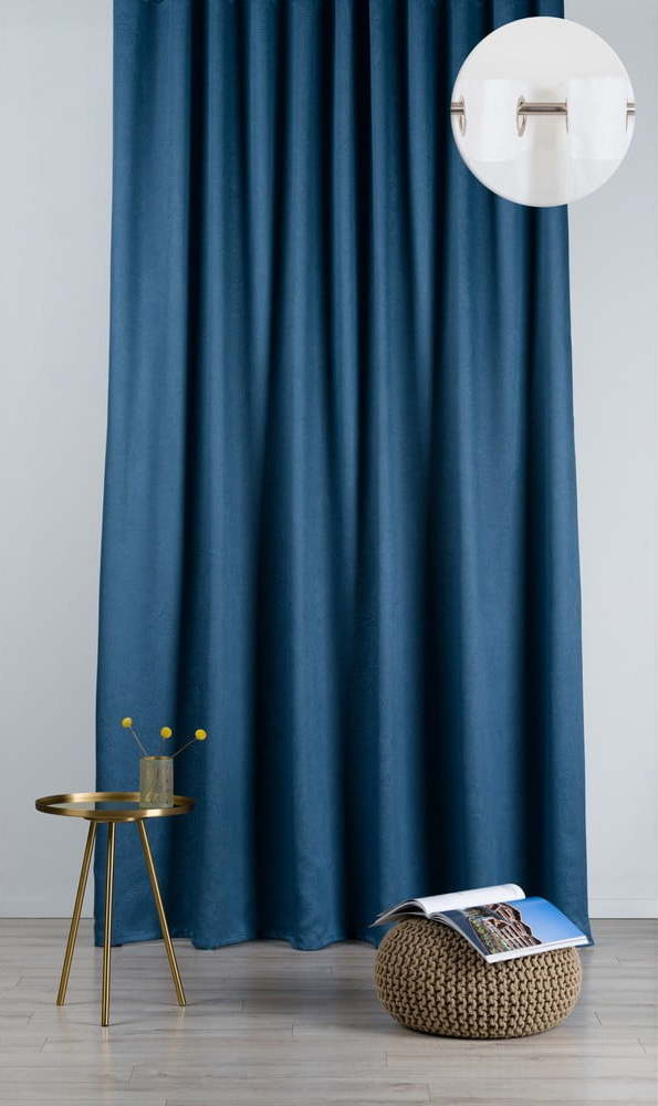 Modrý zatemňovací závěs 135x260 cm Cora – Mendola Fabrics Mendola Fabrics