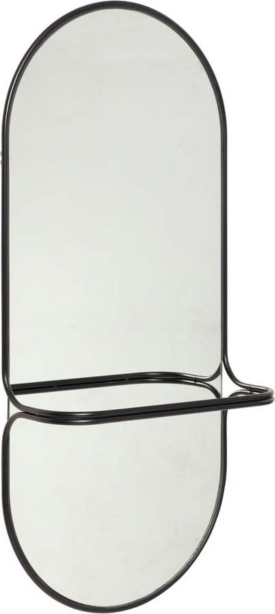Nástěnné zrcadlo s poličkou 21x102 cm Carry – Hübsch Hübsch