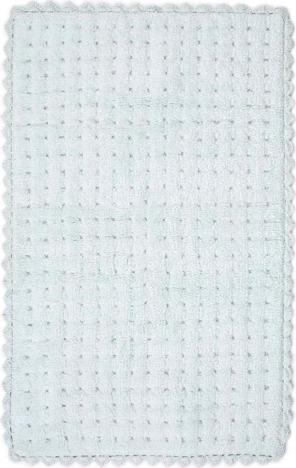 Světle zelená bavlněná koupelnová předložka Foutastic Garnet