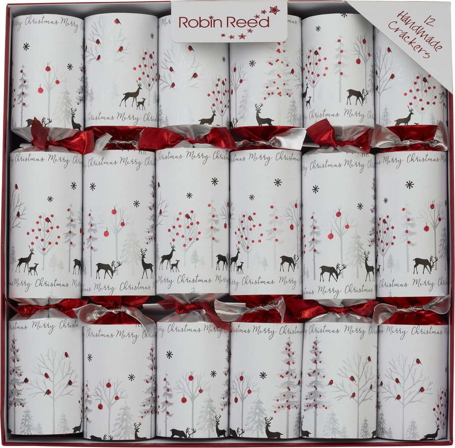 Vánoční crackery v sadě 12 ks Silhouette - Robin Reed Robin Reed