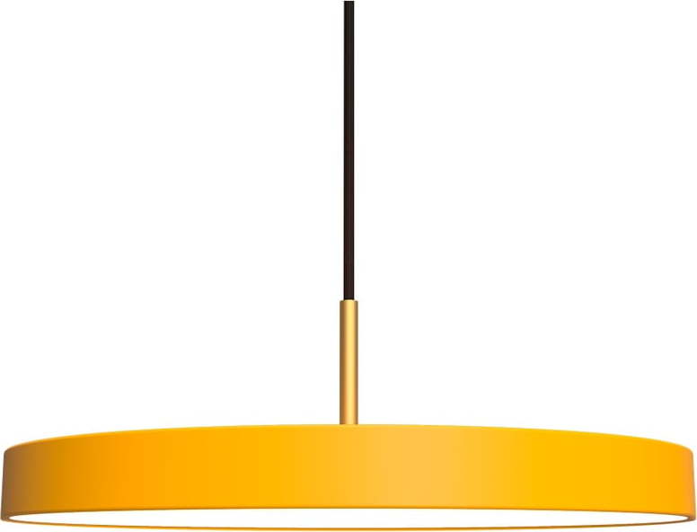 Žluté LED závěsné svítidlo s kovovým stínidlem ø 43 cm Asteria – UMAGE UMAGE
