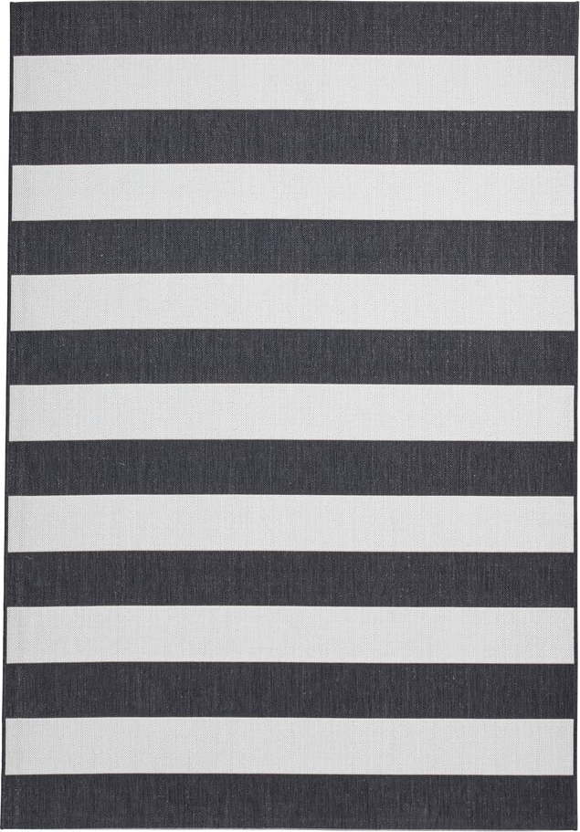 Bílo-černý venkovní koberec 290x200 cm Santa Monica - Think Rugs Think Rugs