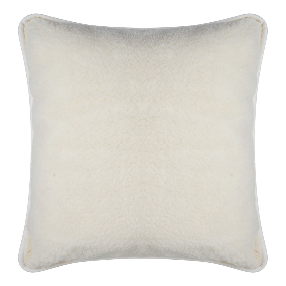 Bílý polštář z merino vlny Native Natural