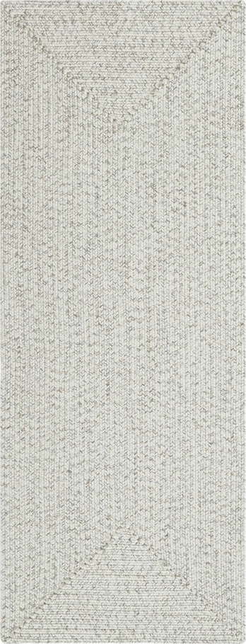Bílý/béžový venkovní koberec běhoun 200x80 cm - NORTHRUGS NORTHRUGS