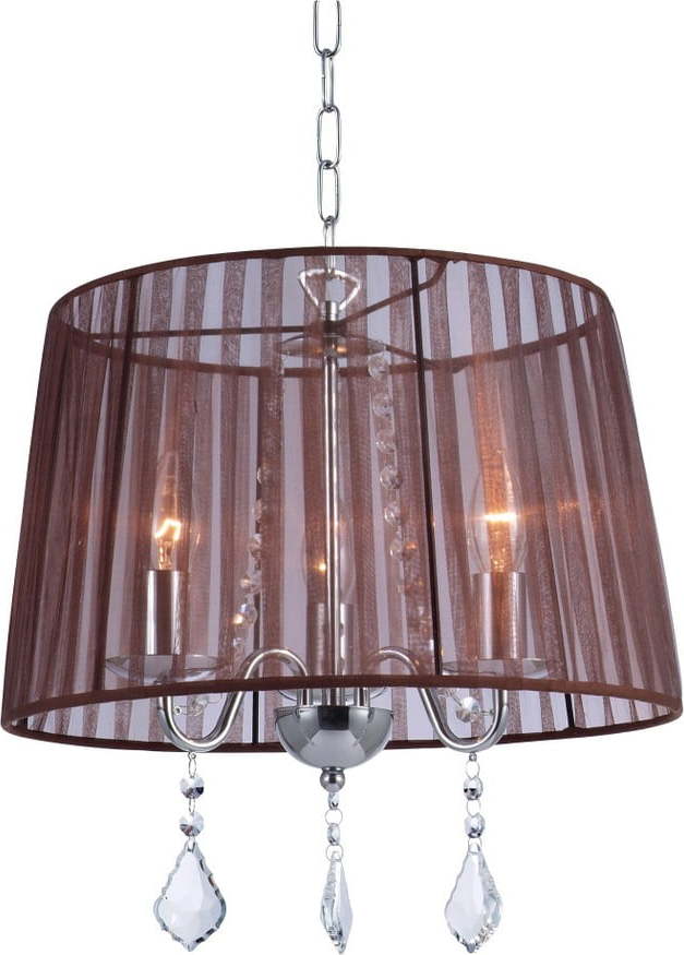 Hnědé závěsné svítidlo SULION Lumiere SULION