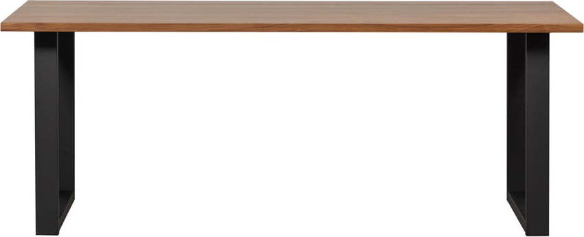 Jídelní stůl s deskou v dekoru ořechového dřeva 90x200 cm Jimmy – WOOOD WOOOD