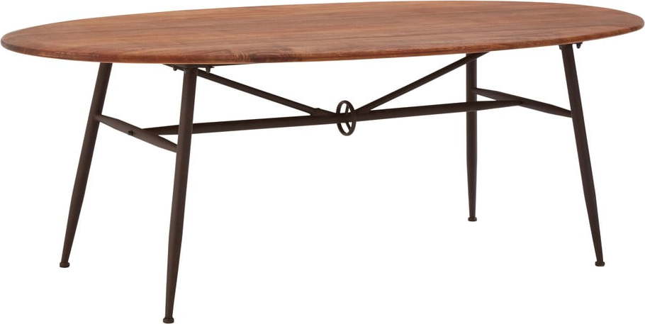 Jídelní stůl z ořechového dřeva 104x219 cm New Foundry – Premier Housewares Premier Housewares