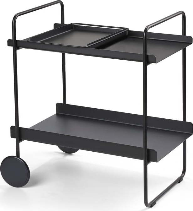 Kovový servírovací stolek na kolečkách 40.5x61 cm A-Cocktail – Zone Zone