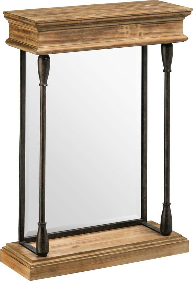 Nástěnné zrcadlo s dřevěným rámem 50x70 cm Tribeca – Premier Housewares Premier Housewares