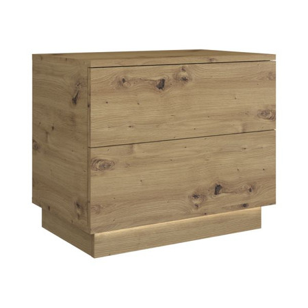 Noční stolek Sela S2 dub artisan včetně led osvětlení TOP Nábytek