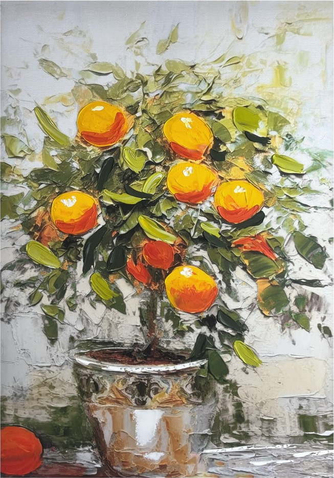 Obraz 70x100 cm Oranges – Styler Styler