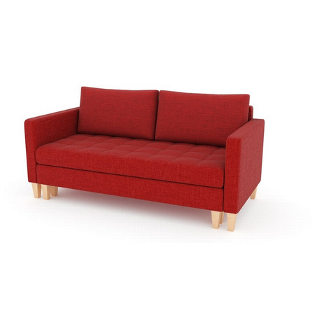 Rozkládací pohovka OSLO Červená Signal-nabytek