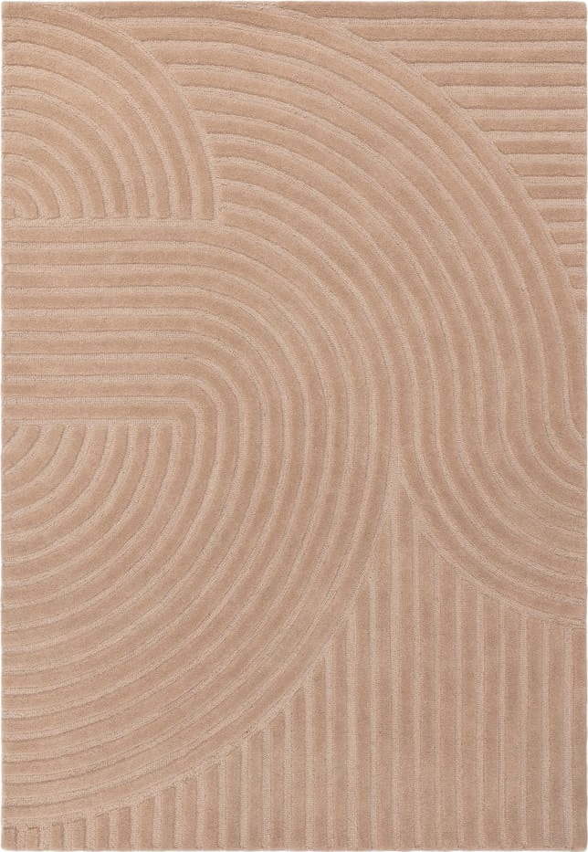 Růžový vlněný koberec 160x230 cm Hague – Asiatic Carpets Asiatic Carpets
