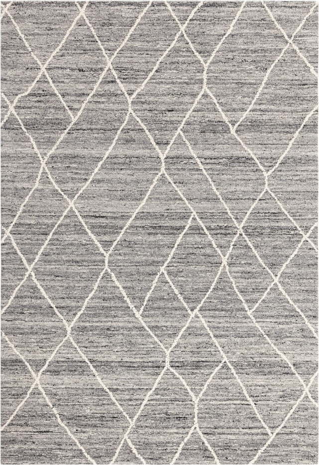 Šedý vlněný koberec 200x290 cm Noah – Asiatic Carpets Asiatic Carpets