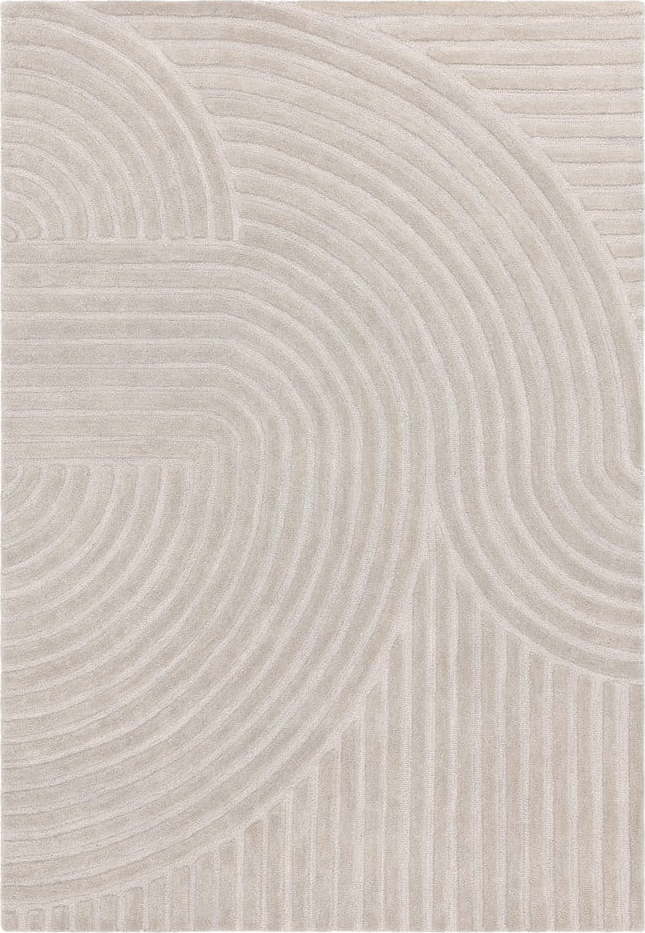 Světle šedý vlněný koberec 120x170 cm Hague – Asiatic Carpets Asiatic Carpets