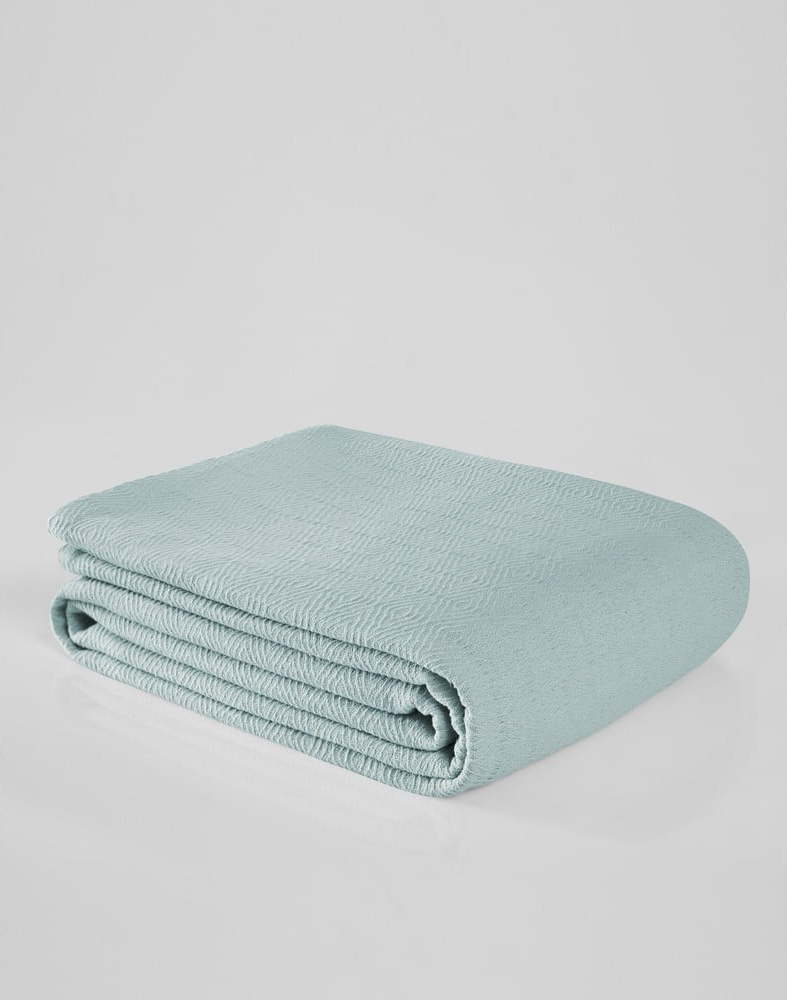 Bavlněný přehoz v mentolové barvě na dvoulůžko 200x230 cm Serenity – Mijolnir Mijolnir