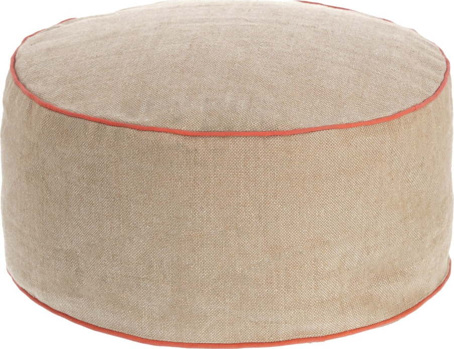 Béžový puf z recyklovaného plastu Kave Home Dalila Kave Home