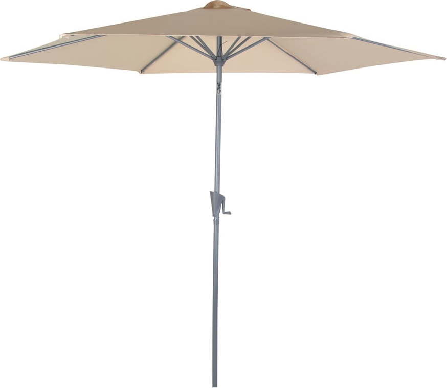 Béžový slunečník ø 300 cm Roja - Rojaplast Rojaplast