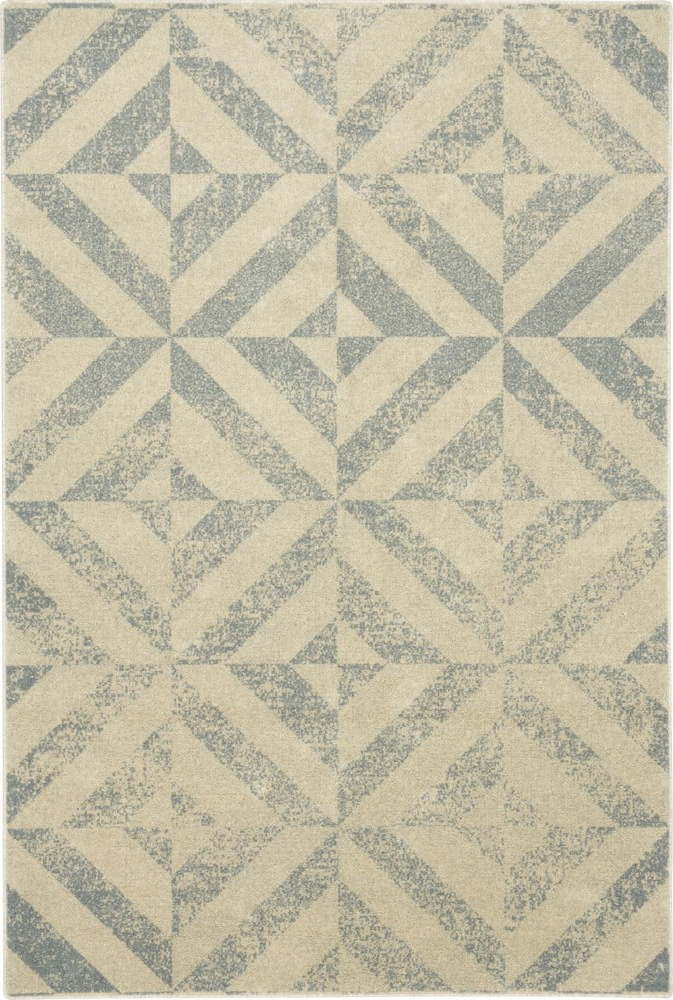 Béžový vlněný koberec 200x300 cm Tile – Agnella Agnella