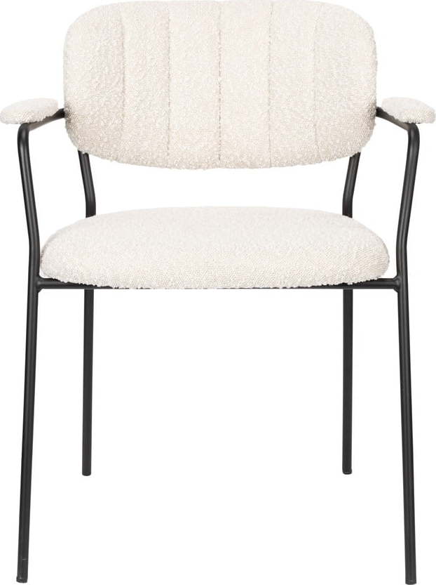 Bílé jídelní židle v sadě 2 ks Jolien – White Label White Label