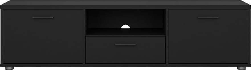 Černý TV stolek 147x38 cm Media – Tvilum Tvilum