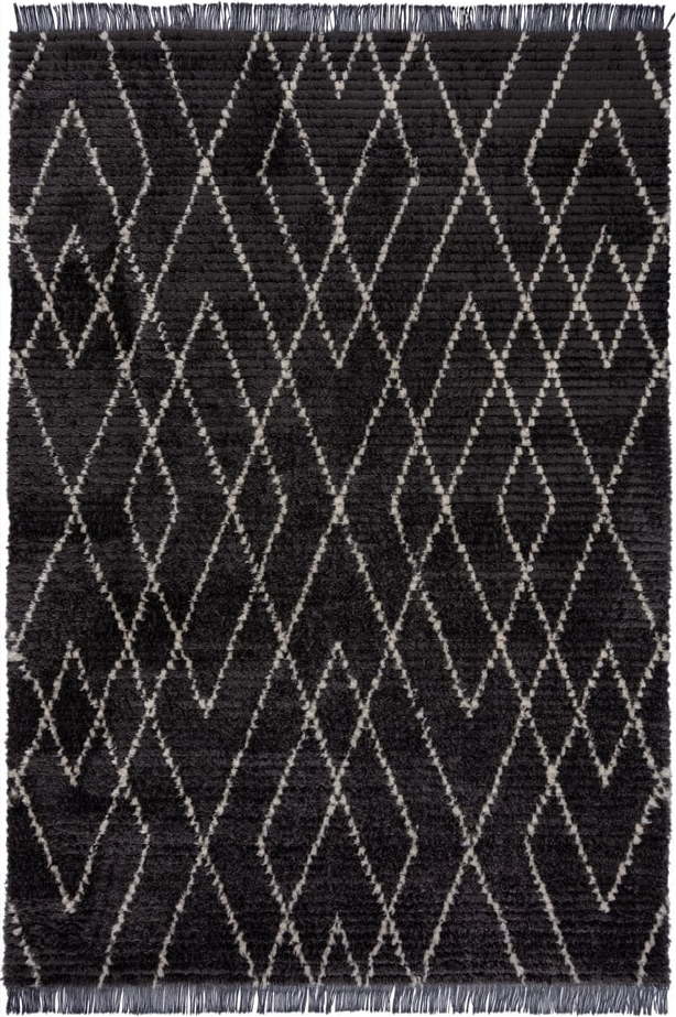 Černý koberec 160x230 cm Aisha – Flair Rugs Flair Rugs